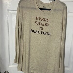 Lane Bryant Tan Long Sleeve casual top